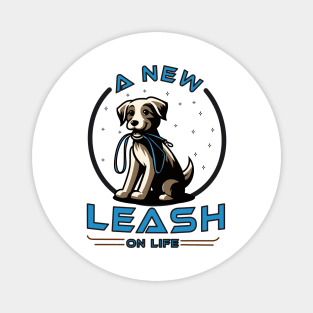 RESCUE DOGS: A new leash on life Magnet